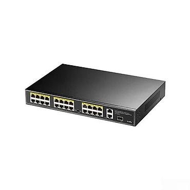 CUDY FS1026PS1 24-PORT 10/100M POE+ SWITCH WITH 2 GIGABIT PORT+ 1SFP