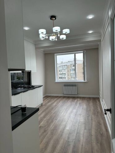 1 комнатная квартира без мебели: 1 комната, 43 м², Элитка, 7 этаж, Евроремонт