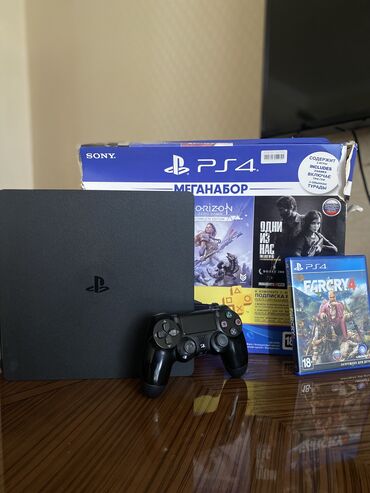 sony playstation 4 qiymeti: PlayStation 4 Slim 1 TB satılır ❗️ 1 Pultu var 🎮 Üzərində Farcry 4