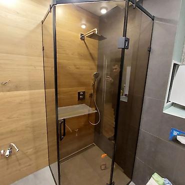 Душевые перегородки и ограждения: Душевые кабины в Бишкеке душевая перегородка стеклянные — 25