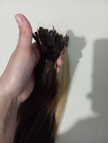 Təbii saç satılır saçqıransız sağlam yumşaq saçdır 124 qr çəkisi