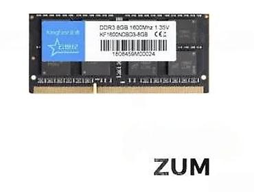 RAM Memorije: KingFast DDR3 SODIMM memorijski modul za laptop - Kapacitet: 8 GB - — 15
