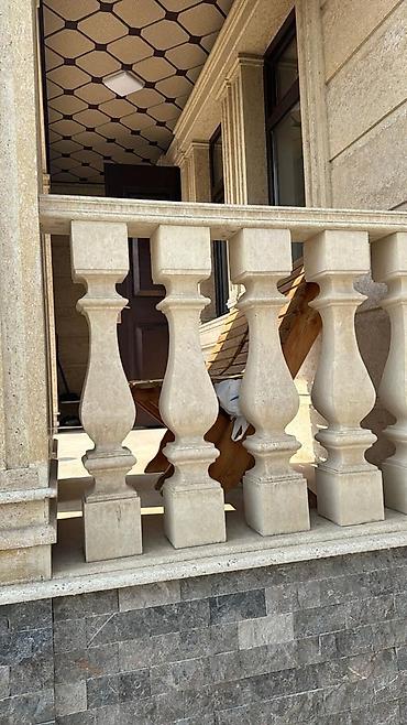 Фасадные плиты Сары-Таш (Травертин): Балюсины и декоративные элементы фасада из искусственного камня - — 7