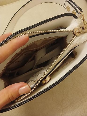 cantalar: Qadın çantası – krem/açıq bej rəngli, qoltuqaltı tipli (shoulder bag) — 3
