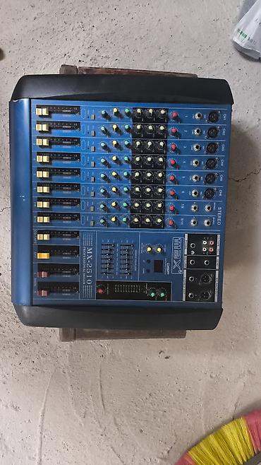 su alti ov: Səsgücləndirici və mikser seti – MEX MX-2510 Professional Mixer + MEX — 2