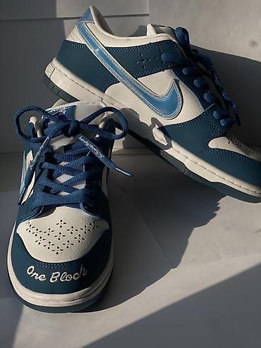 туфли 40: Мужские кроссовки, 41, Nike, Б/у, цвет - Синий — 1