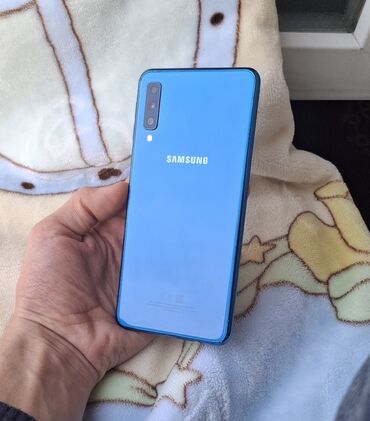 samsun a6: Samsung Galaxy A7 2018, 64 GB, rəng - Mavi