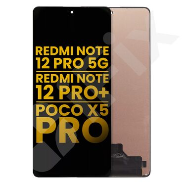 Telefon ekranları: 📱 Ekran Xiaomi Poco X5 Pro 5G Redmi Note 12 Pro 5G Note 12 Pro Plus 5G