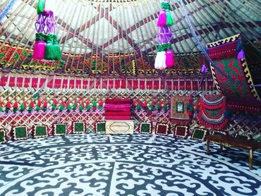 Аренда юрт: Аренда юрты, Каркас Деревянный, 65 баш, Казан, Посуда, С полом — 23