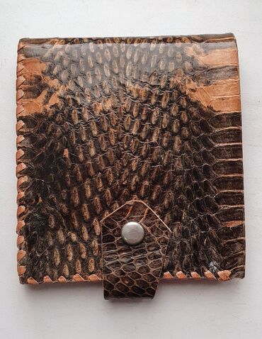 Детская обувь: Бумажник из натуральной кожи питона (змеи), привезён из берегов Нила