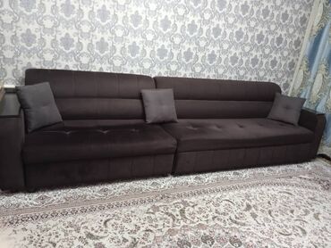 покрывала на диван бишкек: Прямой диван, цвет - Коричневый