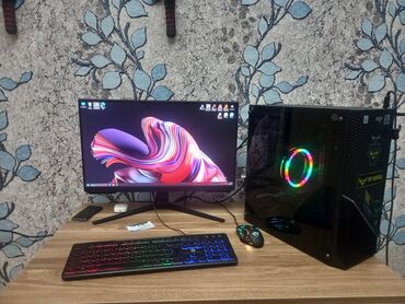 masaüstü kamputer: Gaming Komputer Asus Tuf Gaming Monitor-Samsung 24 diaqonal 165hz Ana