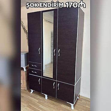 Dolab-asılqanlar: 3 Qapili dolab 170 azn Yeni ve Sifarişle Material Laminat Ölcü — 1