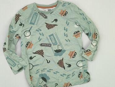 bluzka z falbankami przy rękawach: Blouse, Little kids, 4-5 years, 104-110 cm, condition - Very good