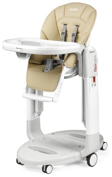 стульчик для кормления: Стульчик для кормления, Б/у, Peg perego, Трансформер, цвет - Бежевый, Самовывоз