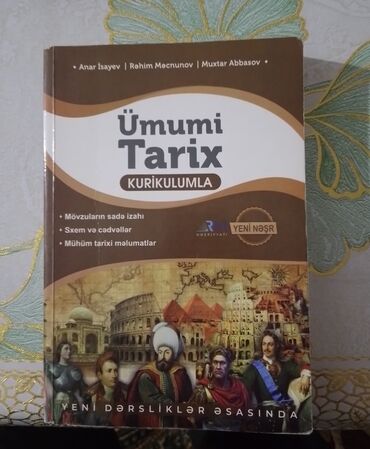 Kitablar, jurnallar, CD, DVD: Anar İsayev Ümumi Tarix
2023-2024