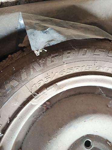 Дөңгөлөктөр монтажда 195 / 65 / R 15, Кыш, Колдонулган, Комплект, Жеңил унаалар, Темир, тешиктери - 4 — 3