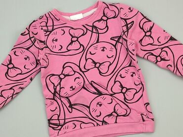 4f bluzka z długim rękawem: Sweatshirt, So cute, 1.5-2 years, 86-92 cm, condition - Very good