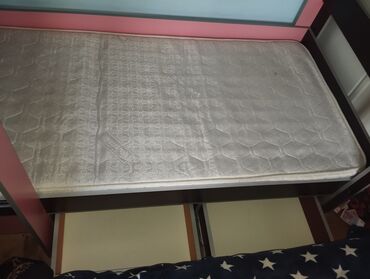 İkimərtəbəli uşaq çarpayıları: Oğlan və qız üçün, Çarpayı, Matras ilə, Siyirməli, Laminat — 6