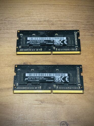 док станция для ноутбука: Оперативдик эс-тутум, Micron, 8 ГБ, DDR4, 2400 МГц, Ноутбук үчүн