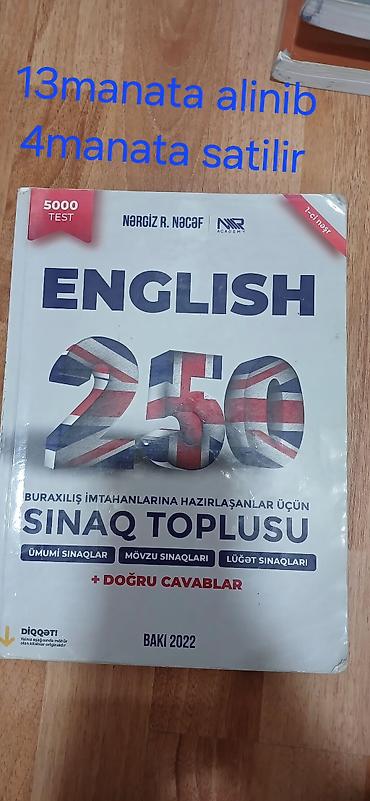 Testlər: Məhsul: İngilis dili “250” – Buraxılış imtahanlarına hazırlaşanlar — 1