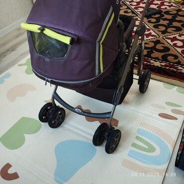 Коляски: Коляска, цвет - Коричневый, Б/у — 13