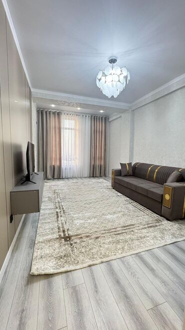 1 комнатная квартира без мебели: 1 комната, 45 м², Элитка, 14 этаж, Дизайнерский ремонт