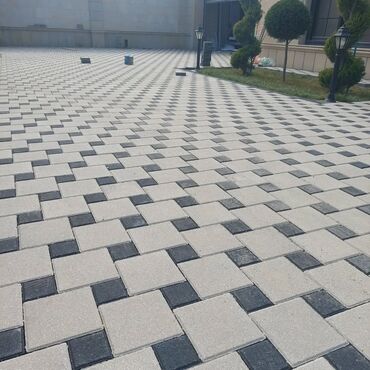 Döşəmə işləri: Hər növ daşların döşənməsi — 10