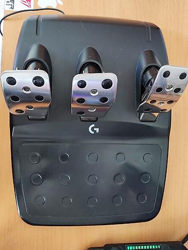 logitech: Logitech G923 sükan və pedal dəsti satılır. Çox səliqəli istifadə — 3