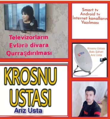 квартиры в баку снять: Krosnu ustası Kanalların yığılması Televizor ustası Televizorların