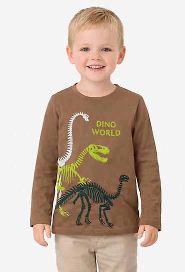 Другие детские вещи: Набор детских лонгсливов (длинный рукав) 1) Коричневый лонгслив с — 1