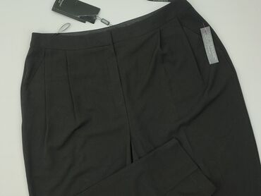 legginsy woskowane z wysokim stanem: Spodnie materiałowe damskie, rozmiar 2XL
