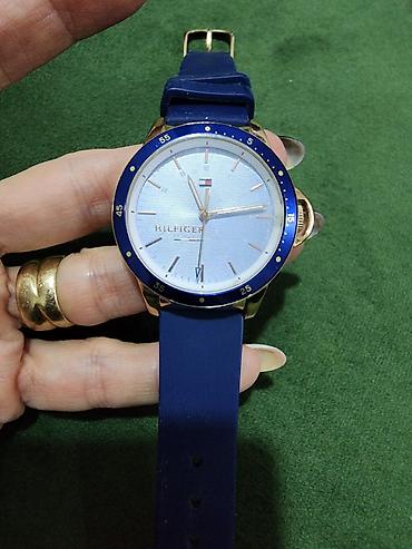 hilfiger: Orjinal Tommy Hilfiger saat. Bir neçə dəfə taxılıb, üstündəki plyonka — 2