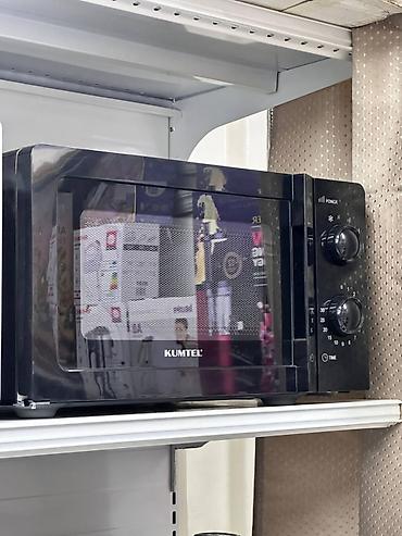 Микроволновая печь KUMTEL, классический черный корпус