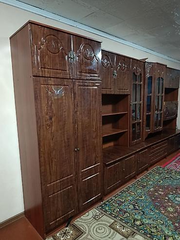 стенкалар: Дубал шкаф, Дубал шкаф түрү: Модулдуу, Үй, конок бөлмөсү үчүн, Колдонулган, Өзгөчөлүктөрү: Тамак-аш идишин сактоо үчүн — 5