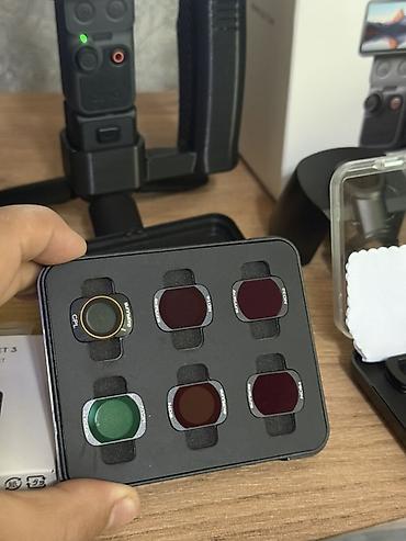 ikinci el pitiminutka: DJI Osmo Pocket 4 Creator Combo– tam çəkiliş dəsti.Tək filtirləri 300 — 4