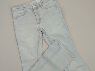 spodnie mom jeans z wysokim stanem: Jeans, H&M, 13 years, 152/158, condition - Fair