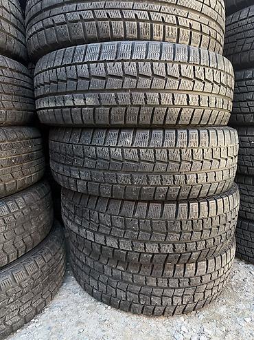 Шины 215 / 60 / R 17, Зима, Б/у, Комплект, Легковые, Япония, Dunlop