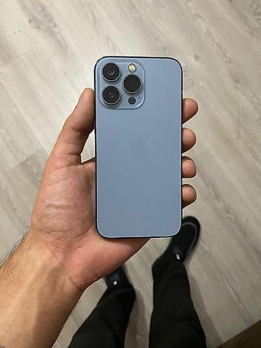 IPhone 13 Pro, 128 GB, Sierra Blue, Zəmanət, Simsiz şarj, Face ID