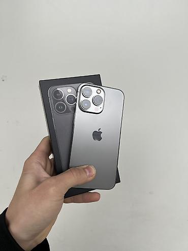 Apple iPhone: IPhone 13 Pro, Б/у, 128 ГБ, Space Gray, Коробка, 77 % — 2