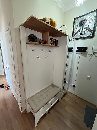 Dəhliz dolabları: İşlənmiş, 1 qapı, Ağ, Açılan, Düz dolab — 4