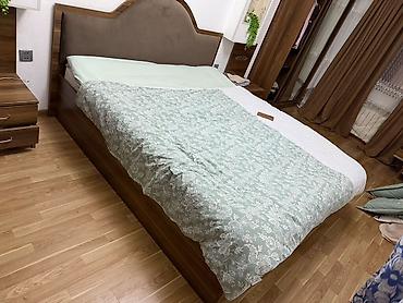 matras yeni: Iki nəfərlik taxta çarpayı dəsti - Material: ağac əsaslı korpus — 2