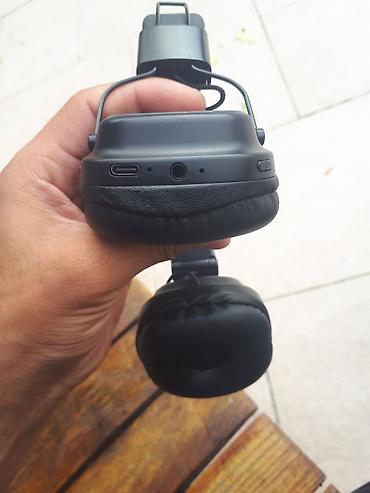 mikro nausnik satilir: İşlənmiş Simsiz (Bluetooth) Qulaqcıqlar, Marshall, rəng - Qara — 3