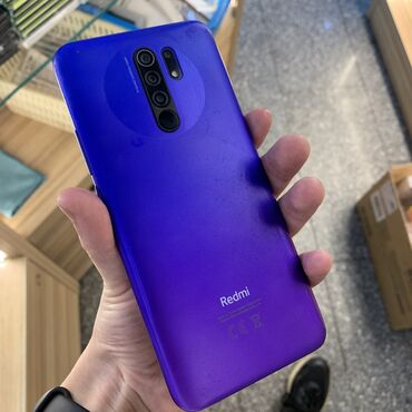 Redmi: Redmi, Redmi 9, Б/у, 64 ГБ, цвет - Фиолетовый, 1 SIM, 2 SIM