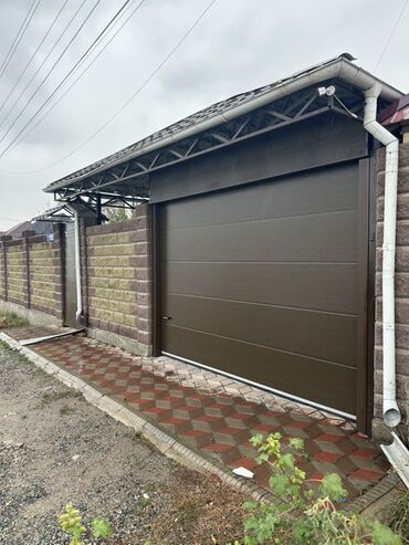 Откатные ворота: Откатные ворота с калиткой и навесом - Тип: откатная конструкция на at lalafo.kg — 8 Откатные ворота: Откатные ворота с калиткой и навесом - Тип: откатная конструкция на — 8