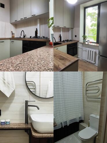 чекиш ата квартира берилет: 2 комнаты, 44 м², Индивидуалка, 3 этаж, Евроремонт