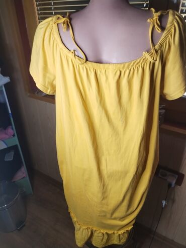 komplet suknja i majica: Papaya majica tunika XXL, 3XL KAO NOVA Duzine od ramena 88 Pazuh po 50
