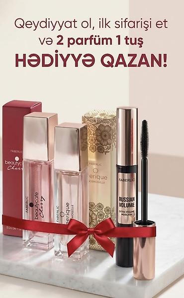 Faberlic dəstləri – qeydiyyatdan keç, ilk sifarişini et və 2 ədəd