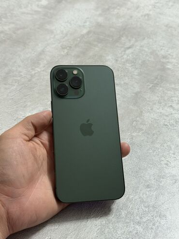 айфоны в рассрочку: IPhone 13 Pro Max, Колдонулган, 128 ГБ, Alpine Green, 86 %