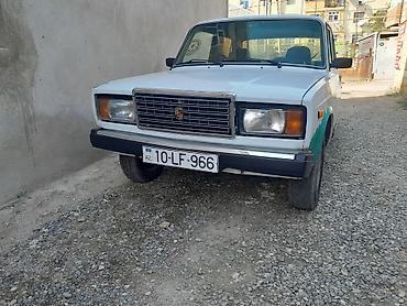 airbag temiri: VAZ 2107, ağ rəng. Klassik dizaynlı sedan. Xüsusiyyətlər və təchizat — 1